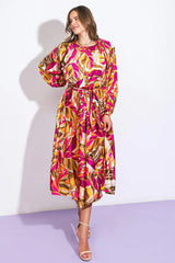 SEARCHING FOR THE ONE WOVEN MIDI DRESS - Flying Tomato - Flyclothing LLC