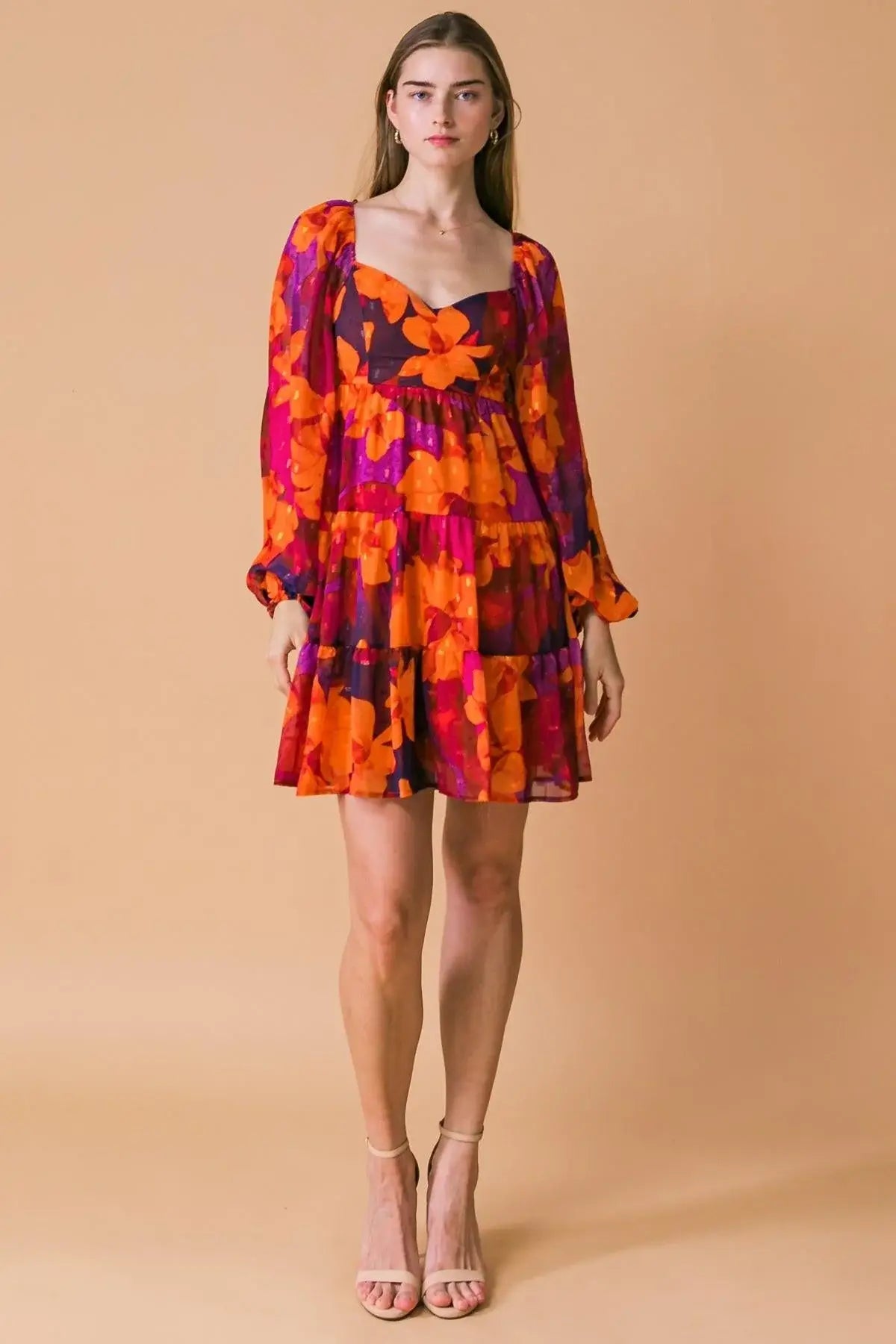 GOOD FLOWS TO ME WOVEN MINI DRESS - Flying Tomato - Flyclothing LLC