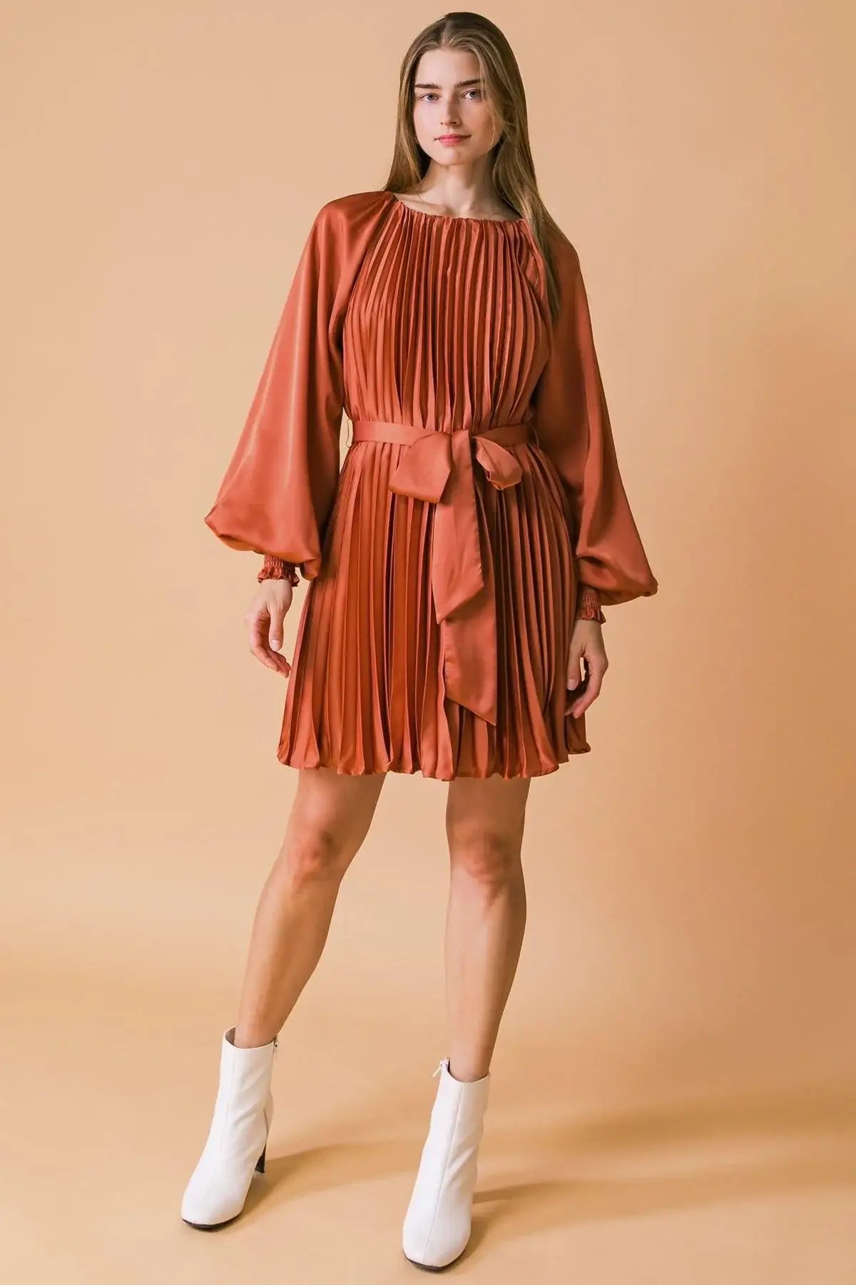 GAME CHANGER WOVEN MINI DRESS - Flying Tomato - Flyclothing LLC
