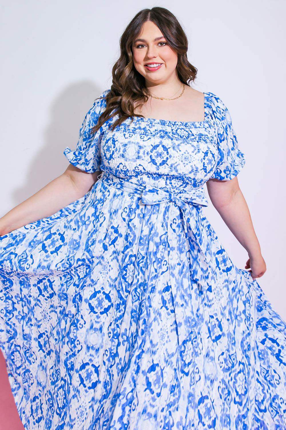 GOTTA GET GOING WOVEN MIDI DRESS - Flying Tomato - Flyclothing LLC