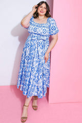 GOTTA GET GOING WOVEN MIDI DRESS - Flying Tomato - Flyclothing LLC