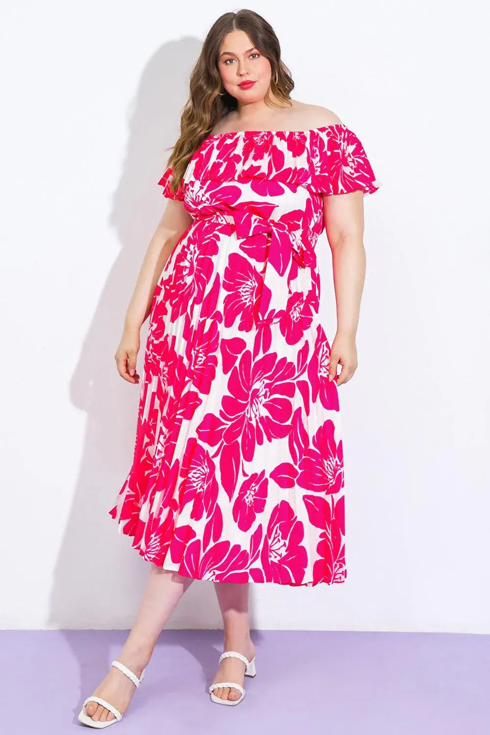 LOVE SCRIPT WOVEN MIDI DRESS - Flying Tomato - Flyclothing LLC