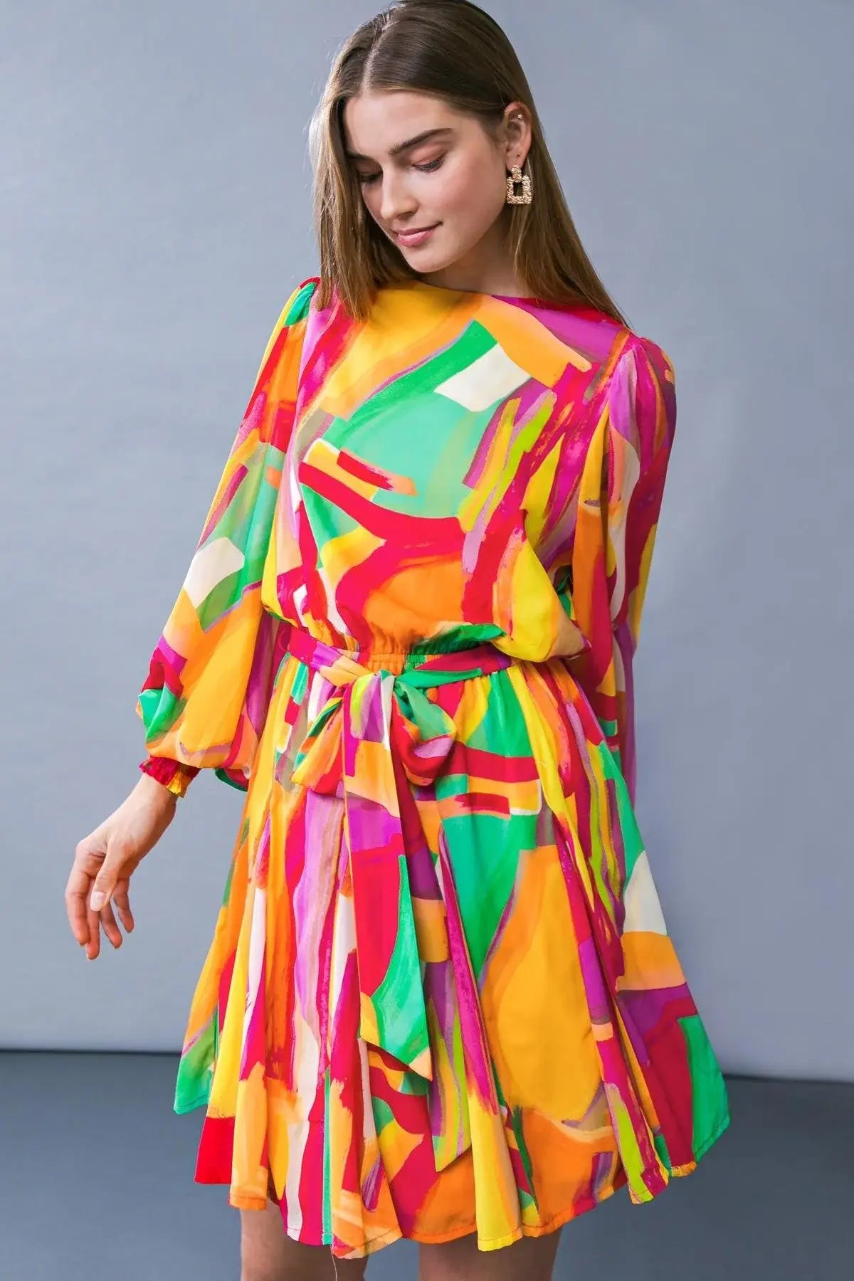 TRULY ADORABLE WOVEN MIDI DRESS - Flying Tomato - Flyclothing LLC