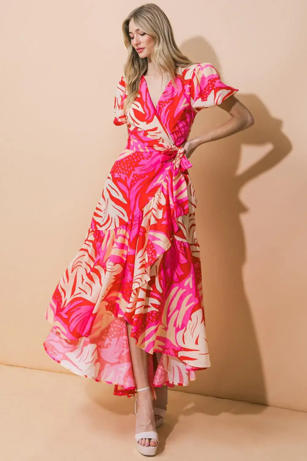 STUNNING SIGNIFICANCE WOVEN MAXI DRESS - Flying Tomato - Flyclothing LLC