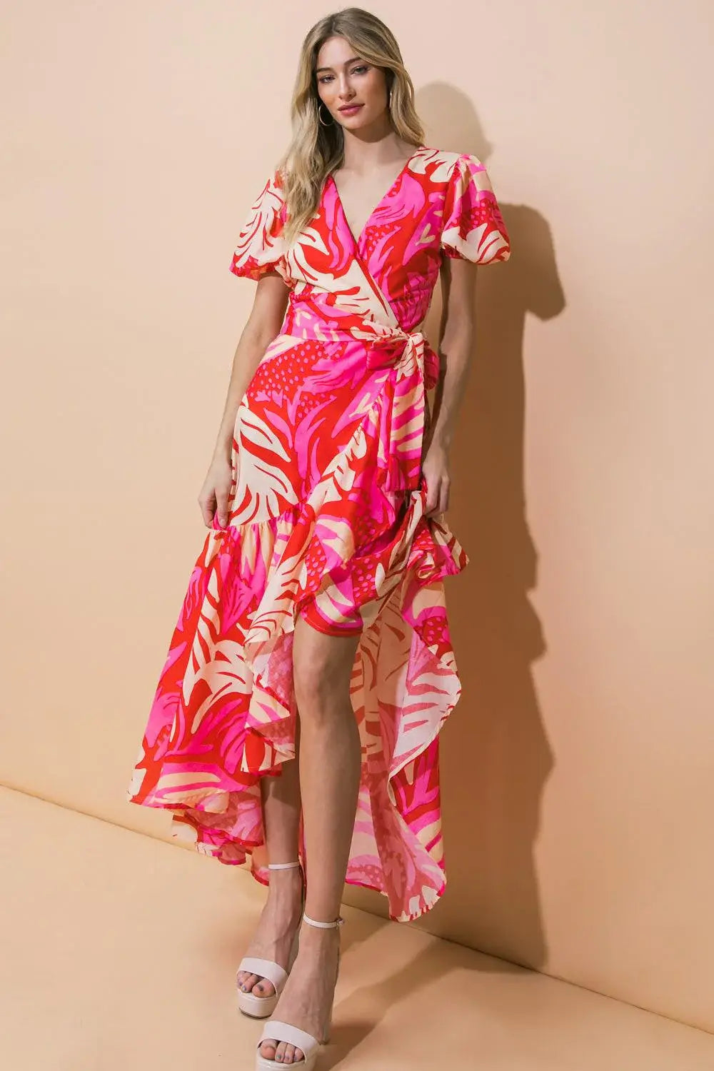 STUNNING SIGNIFICANCE WOVEN MAXI DRESS - Flying Tomato - Flyclothing LLC