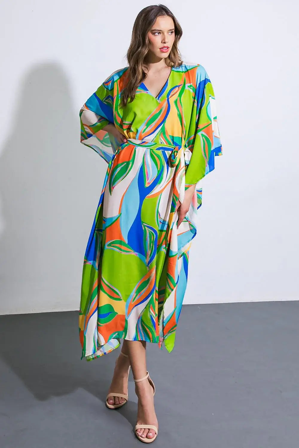 A BEAUTIFUL SIGHT WOVEN KAFTAN DRESS - Flying Tomato - Flyclothing LLC