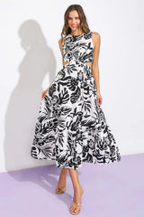 LIVE YOUR TRUTH WOVEN MIDI DRESS - Flying Tomato - Flyclothing LLC