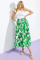 HAPPY TO BE HERE WOVEN SKIRT - Flying Tomato - Flyclothing LLC
