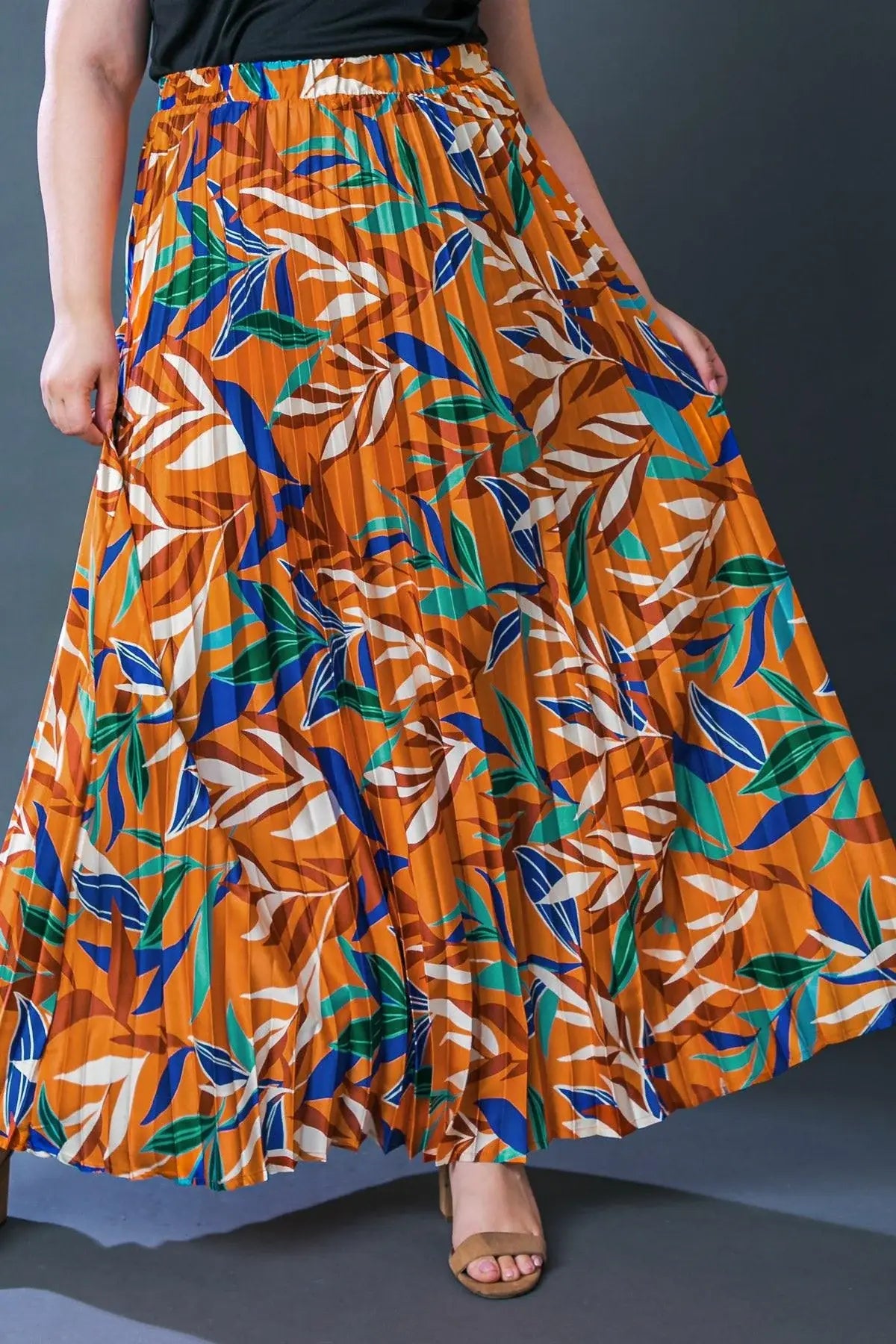 FEELS LIKE FALL WOVEN MAXI SKIRT - Flying Tomato - Flyclothing LLC