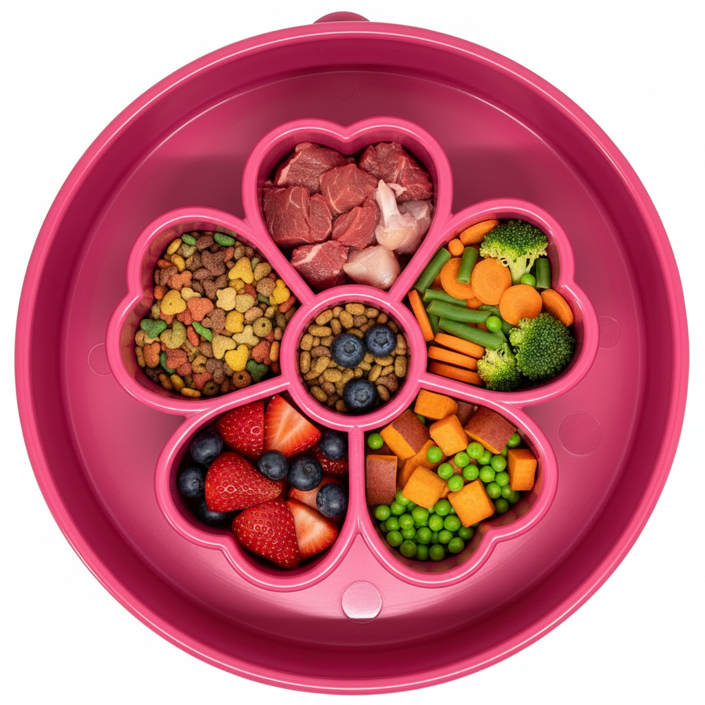 Flower eBowl Deep Slow Feeder Dog Bowl for Enrichment | USA Made - SodaPup/True Dogs, LLC - Flyclothing LLC