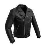 Fillmore Men's Motorcycle Leather Jacket - First Manufacturing Company - Flyclothing LLC