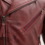 Fillmore Men's Motorcycle Leather Jacket - First Manufacturing Company - Flyclothing LLC