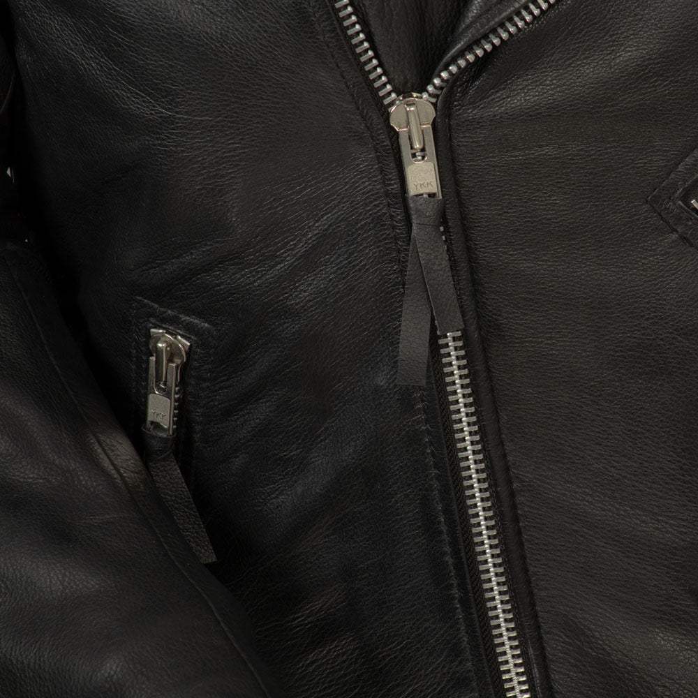 Fillmore Men's Motorcycle Leather Jacket - First Manufacturing Company - Flyclothing LLC