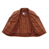Fillmore Men's Motorcycle Leather Jacket - First Manufacturing Company - Flyclothing LLC