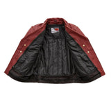 Fillmore Men's Motorcycle Leather Jacket - First Manufacturing Company - Flyclothing LLC