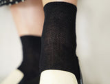 TITTIMITTI® Women’s 100% Organic Mercerized Cotton Filo di Scozia Socks — 1 Pair, Made in Italy - tittimitti - Flyclothing LLC