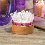 Find My Peace - Quartz & Tourmaline Lamp of Blooming Tranquility - Conscious Items - Flyclothing LLC