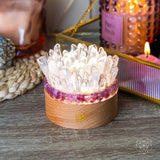 Find My Peace - Quartz & Tourmaline Lamp of Blooming Tranquility - Conscious Items - Flyclothing LLC
