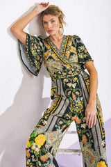 COASTAL BREEZE WOVEN JUMPSUIT - Flying Tomato - Flyclothing LLC