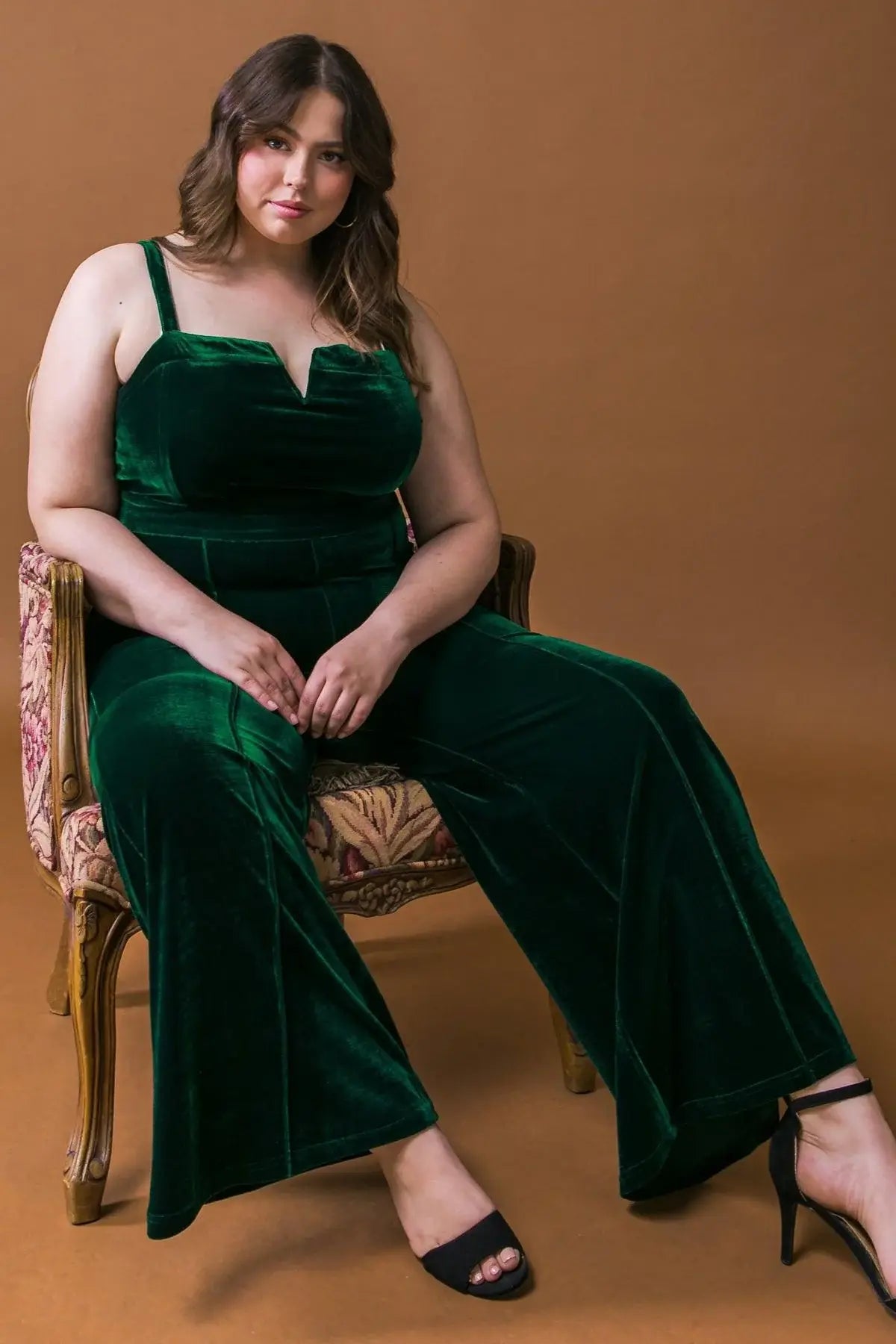 BLOW A KISS VELVET JUMPSUIT - Flying Tomato - Flyclothing LLC