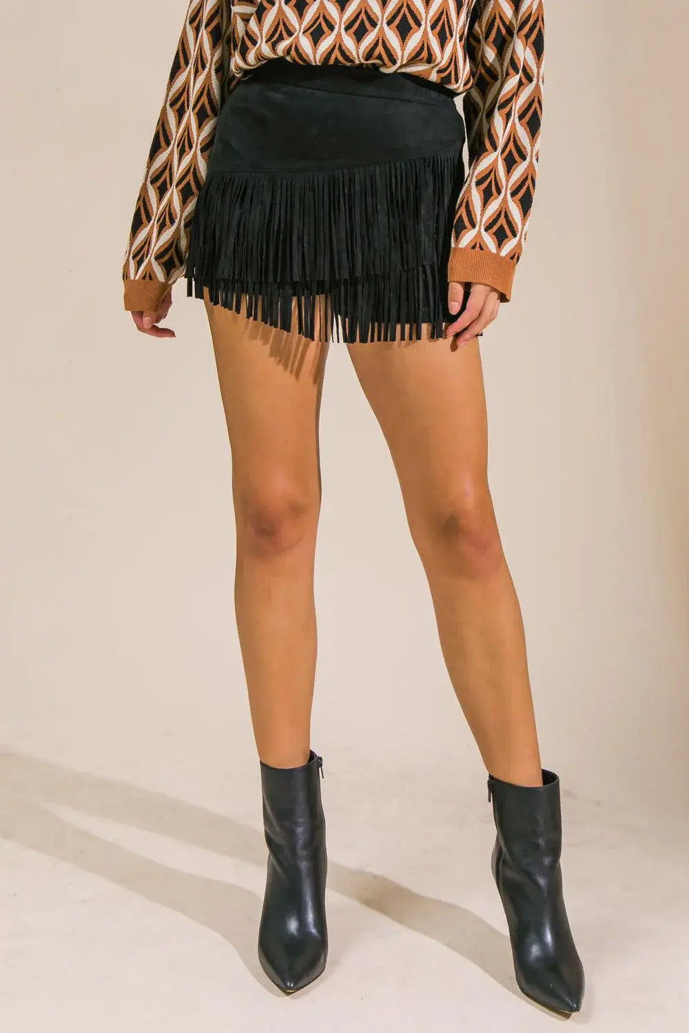 MAKE SOME PLANS SUEDE SKORT - Flying Tomato - Flyclothing LLC