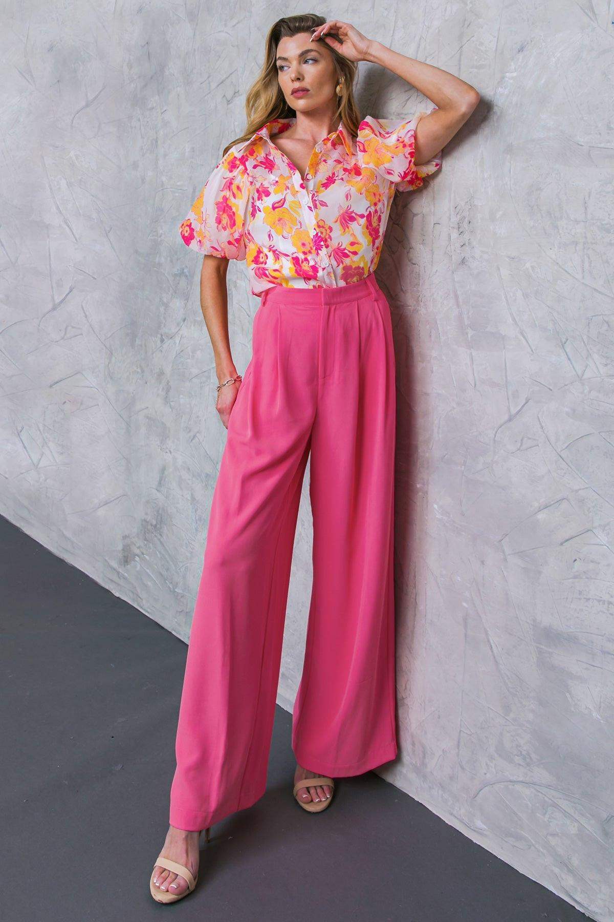 UPSCALE AURA WOVEN PANTS - Flying Tomato - Flyclothing LLC