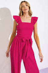 LOVEILEST STYLE WOVEN JUMPSUIT - Flying Tomato - Flyclothing LLC