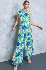 FLORAL IN THE WORLD WOVEN PANTS - Flying Tomato - Flyclothing LLC