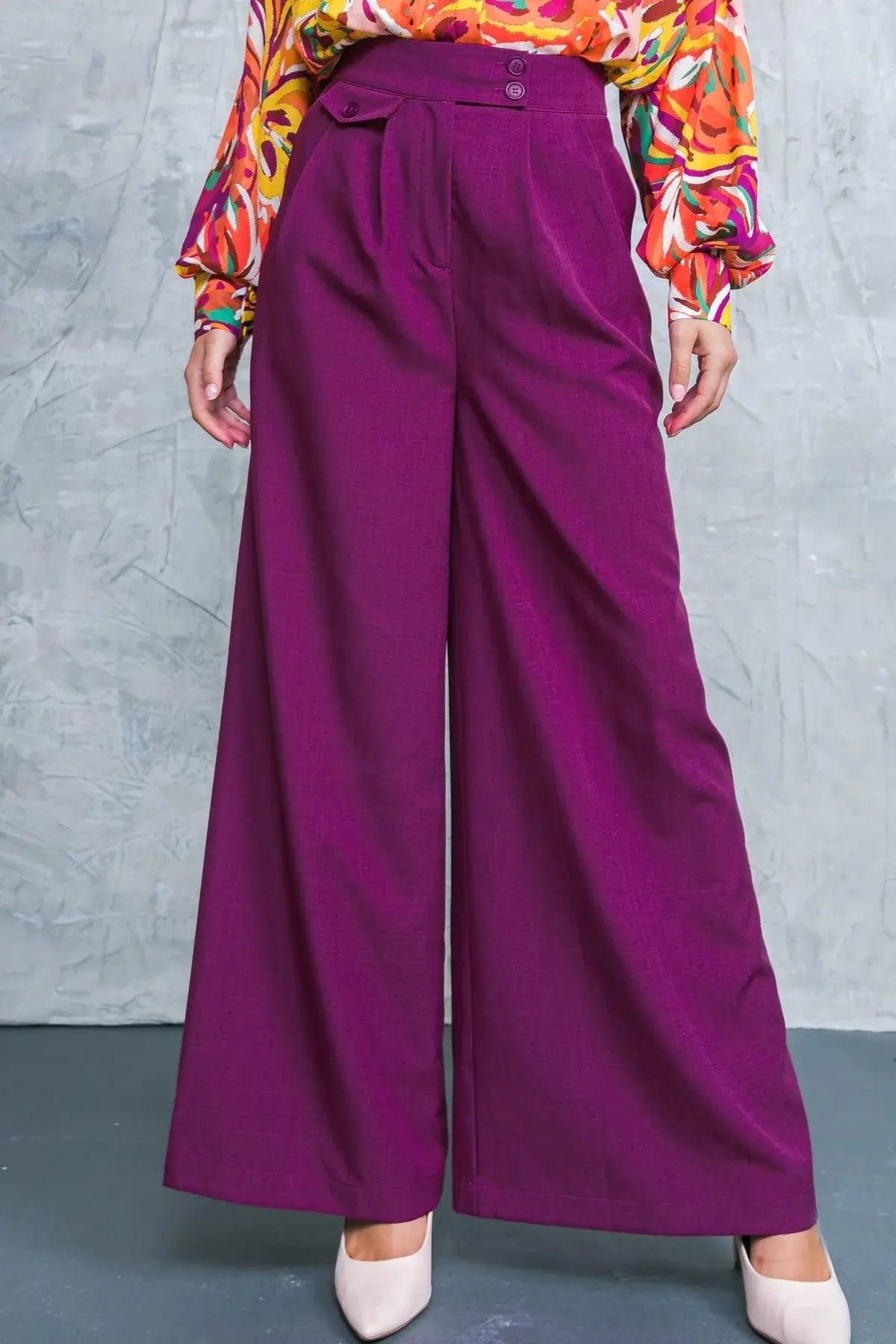 DELICATE FEELINGS WOVEN PANTS - Flying Tomato - Flyclothing LLC
