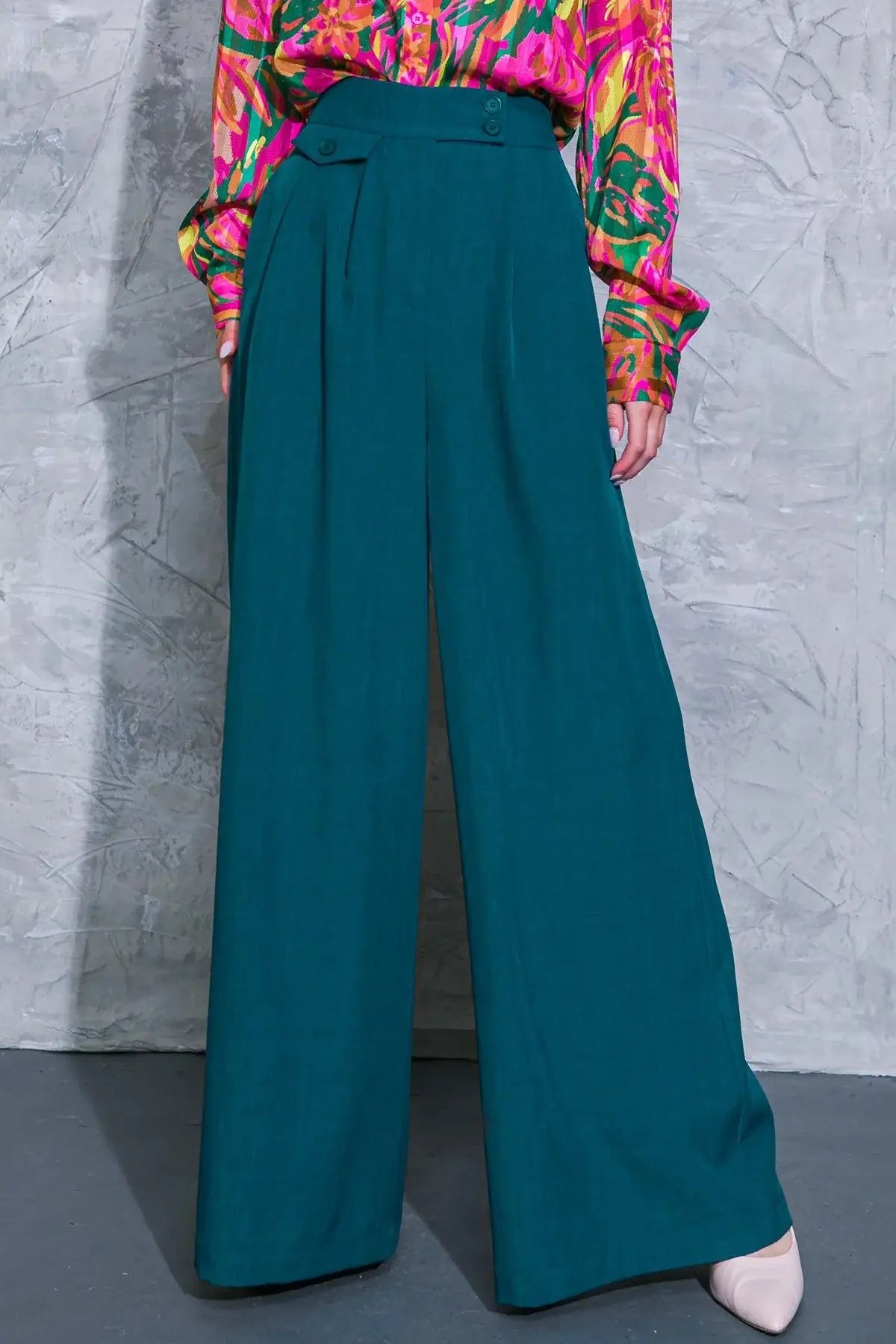 DELICATE FEELINGS WOVEN PANTS - Flying Tomato - Flyclothing LLC