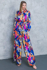BLOOMING HOPE WOVEN JUMPSUIT - Flying Tomato - Flyclothing LLC