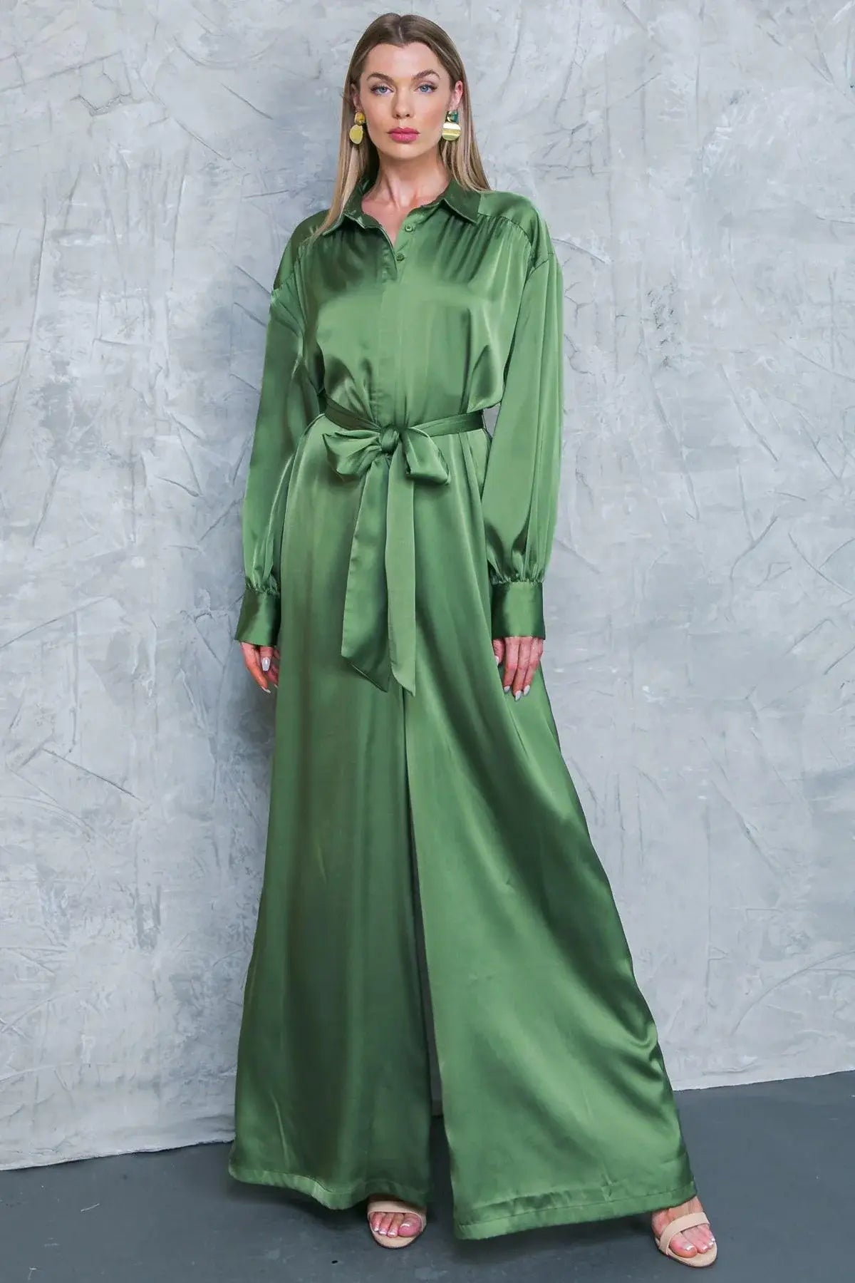 LIKE FINE ART WOVEN JUMPSUIT - Flying Tomato - Flyclothing LLC
