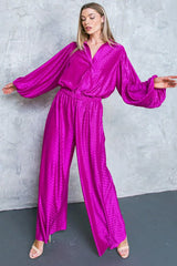 REGAL ROMANCE WOVEN PANTS - Flying Tomato - Flyclothing LLC