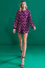 REAL ALLURE SEQUIN ROMPER - Flying Tomato - Flyclothing LLC