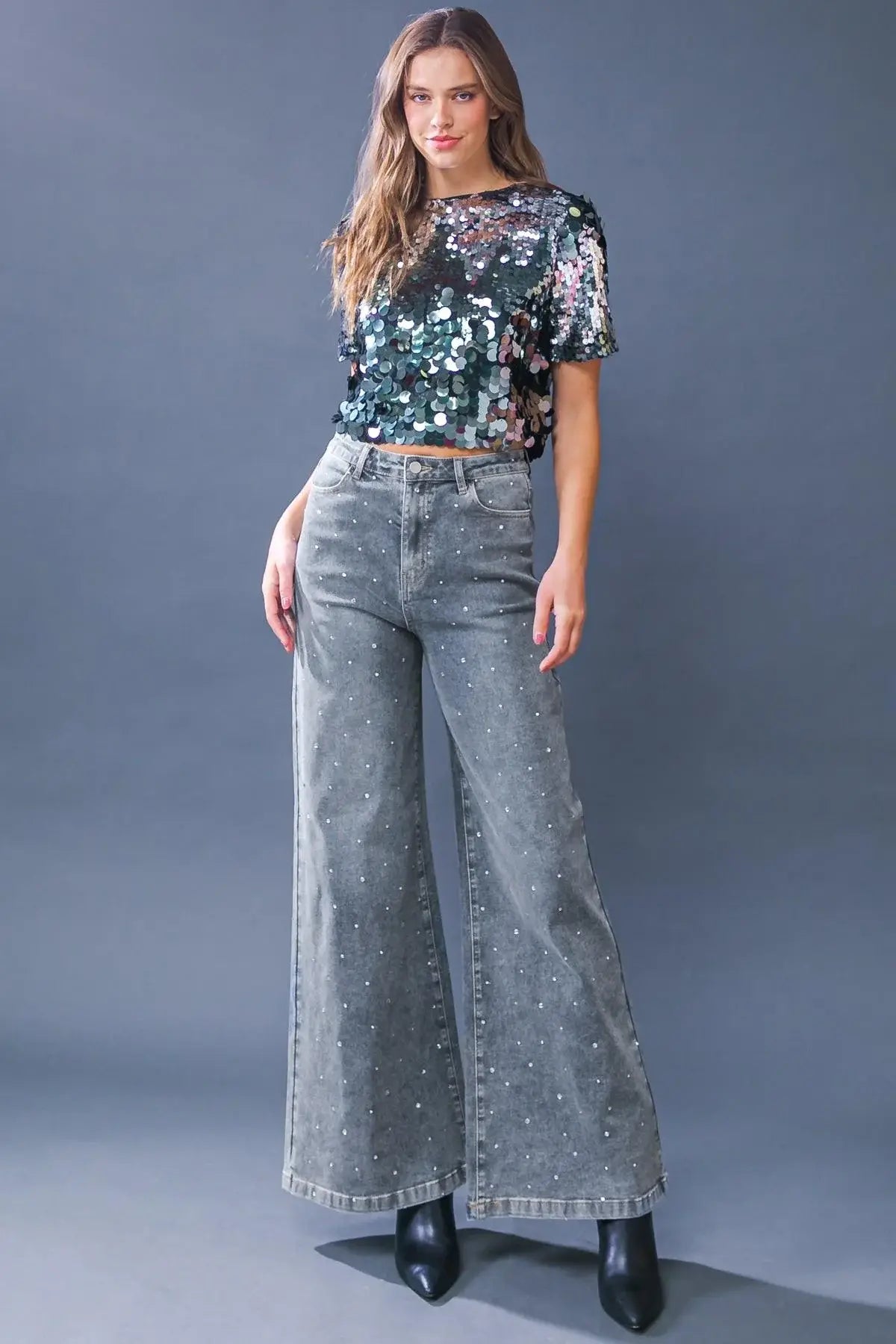TAKE THE CHANCE DENIM PANTS - Flying Tomato - Flyclothing LLC