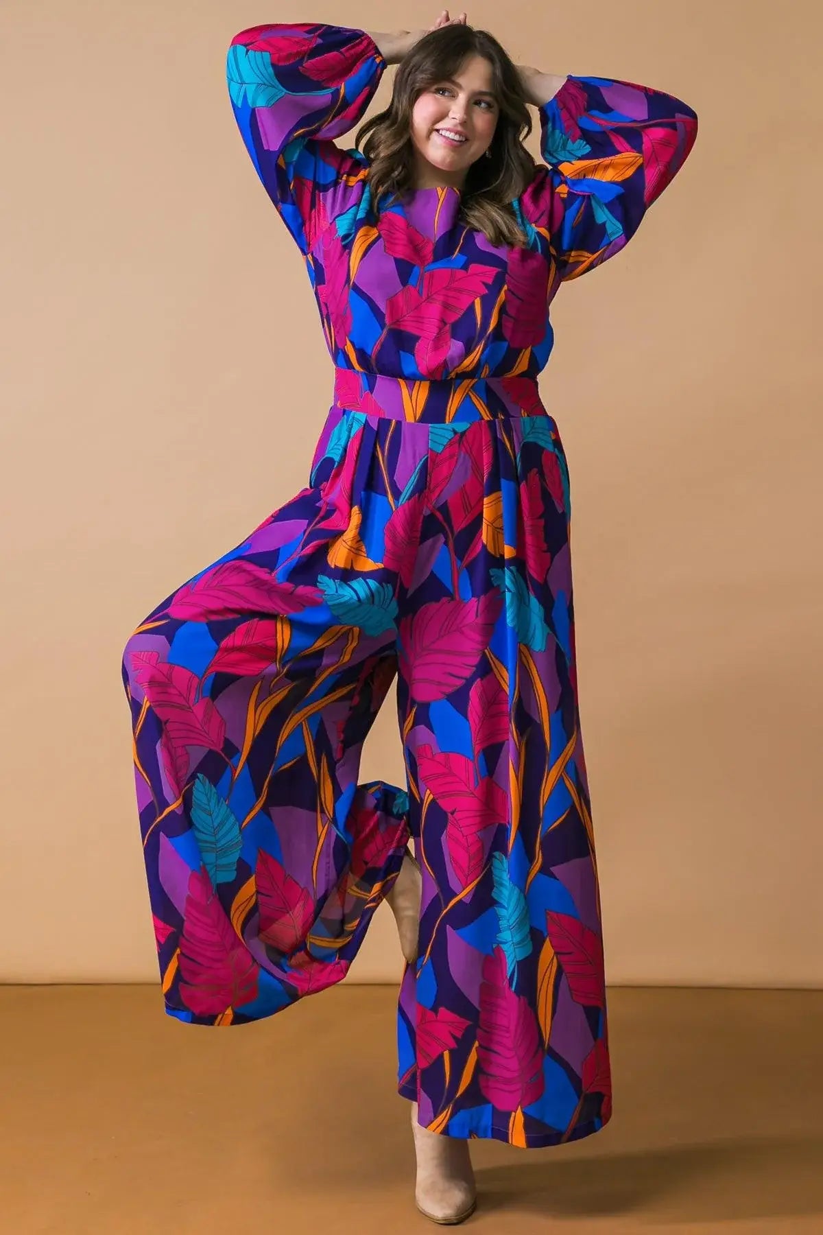 DARE TO TAKE THE WOVEN JUMPSUIT - Flying Tomato - Flyclothing LLC