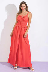 WITHIN MY HEART WOVEN JUMPSUIT - Flying Tomato - Flyclothing LLC