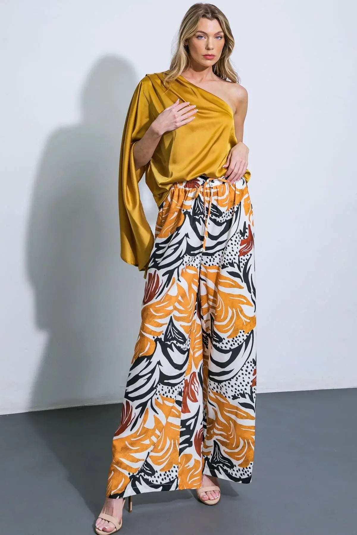 WHERE THE WIND WOVEN MIDI PANTS - Flying Tomato - Flyclothing LLC
