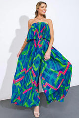 HAPPY WANDERER WOVEN JUMPSUIT - Flying Tomato - Flyclothing LLC