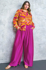 REGAL ROMANCE WOVEN PANTS - Flying Tomato - Flyclothing LLC