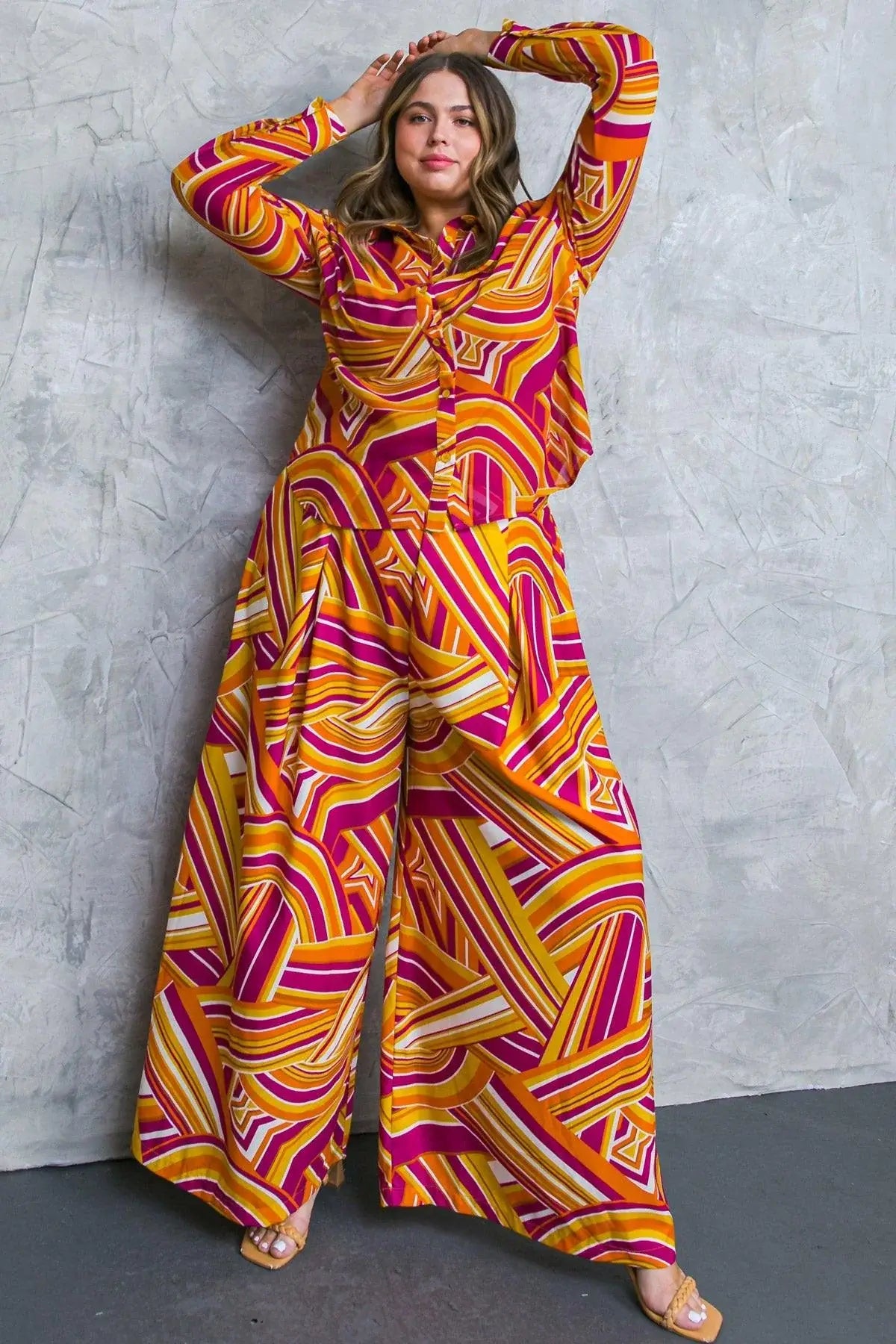 LIVELY CHAM WOVEN PANTS - Flying Tomato - Flyclothing LLC