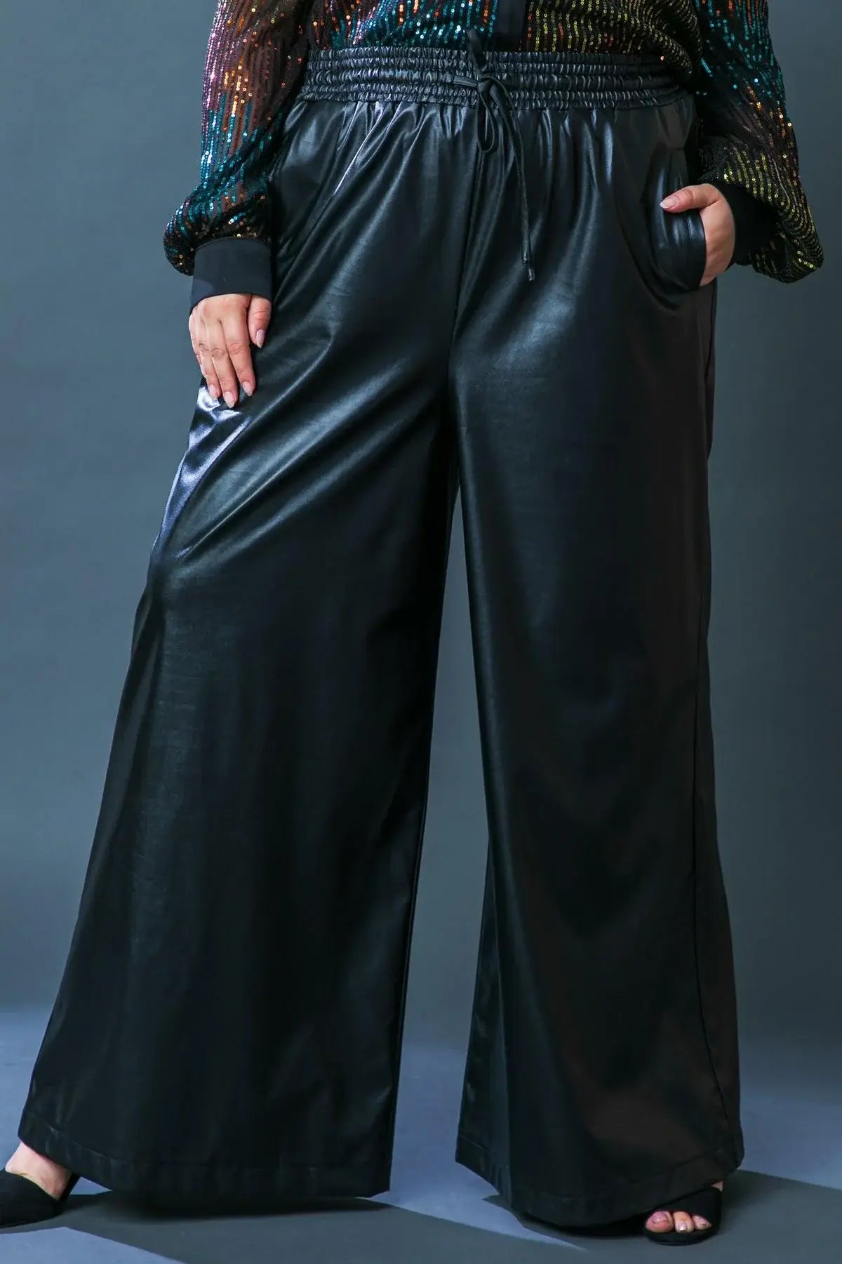 ICONIC REPUTATION LEATHER PANTS - Flying Tomato - Flyclothing LLC