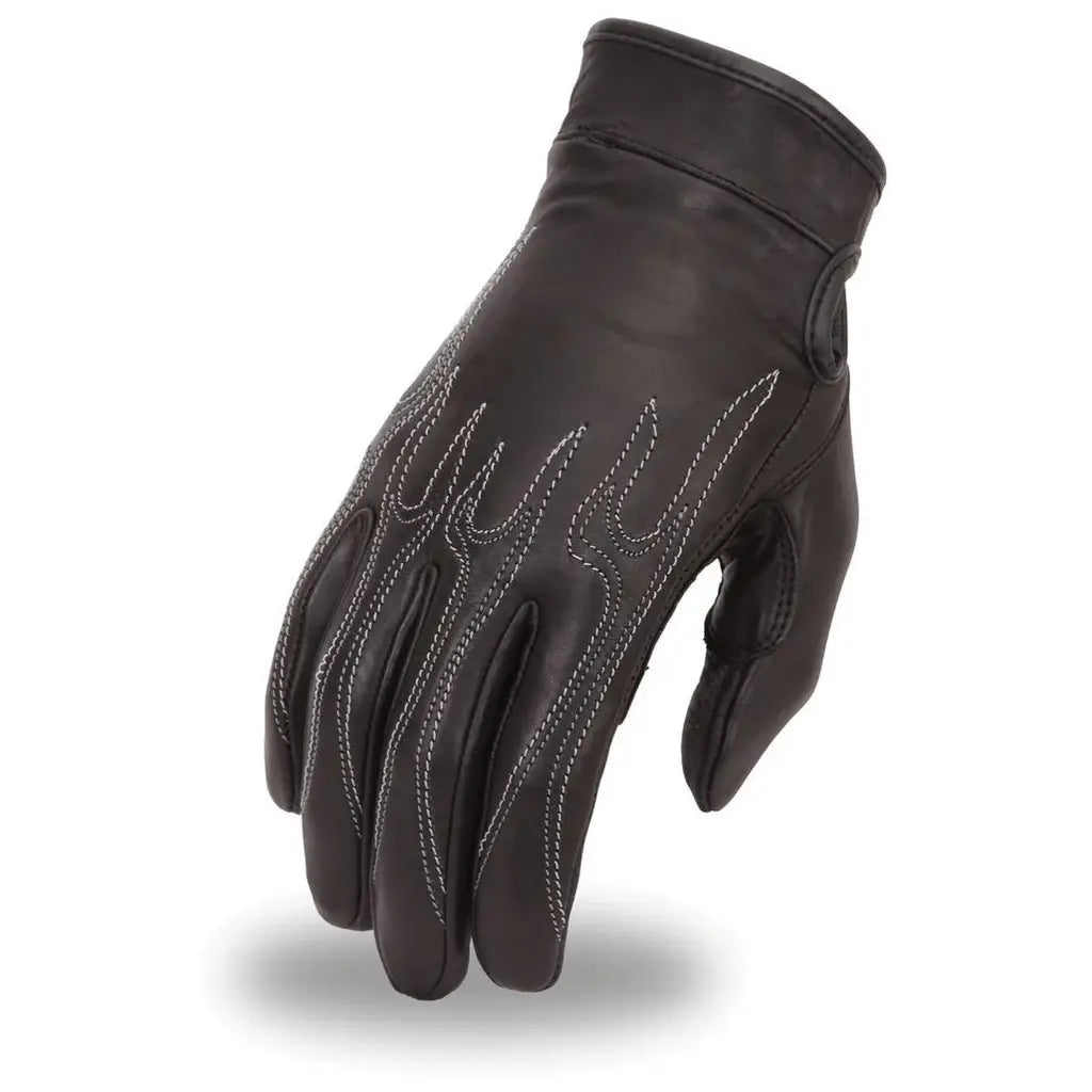 Fire Blade Men's Motorcycle Leather Gloves - First Manufacturing Company - Flyclothing LLC