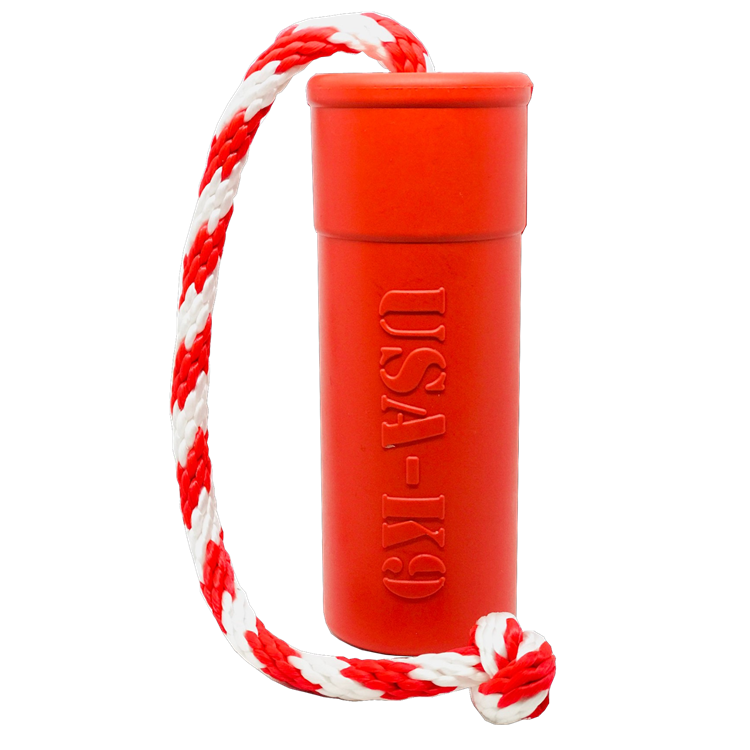 USA-K9 Firecracker Floating Training Dummy | K9 Handler Reward Toy | Red | USA Made - SodaPup/True Dogs, LLC - Flyclothing LLC