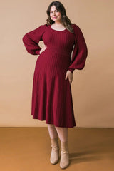 KEEP LOOKING UP SWEATER MIDI DRESS - Flying Tomato - Flyclothing LLC
