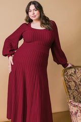 KEEP LOOKING UP SWEATER MIDI DRESS - Flying Tomato - Flyclothing LLC