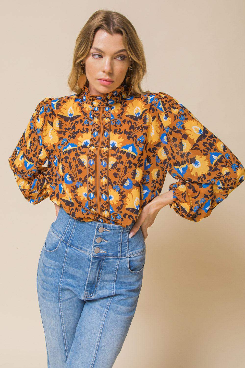 OVERTHINKING IT WOVEN TOP - Flying Tomato - Flyclothing LLC
