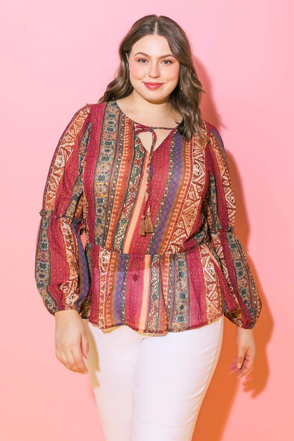 THRILLED FOR THIS WOVEN TOP - Flying Tomato - Flyclothing LLC