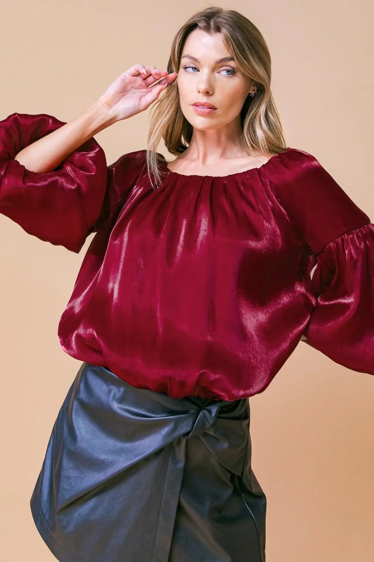 SIMPLY FAVORED WOVEN TOP - Flying Tomato - Flyclothing LLC