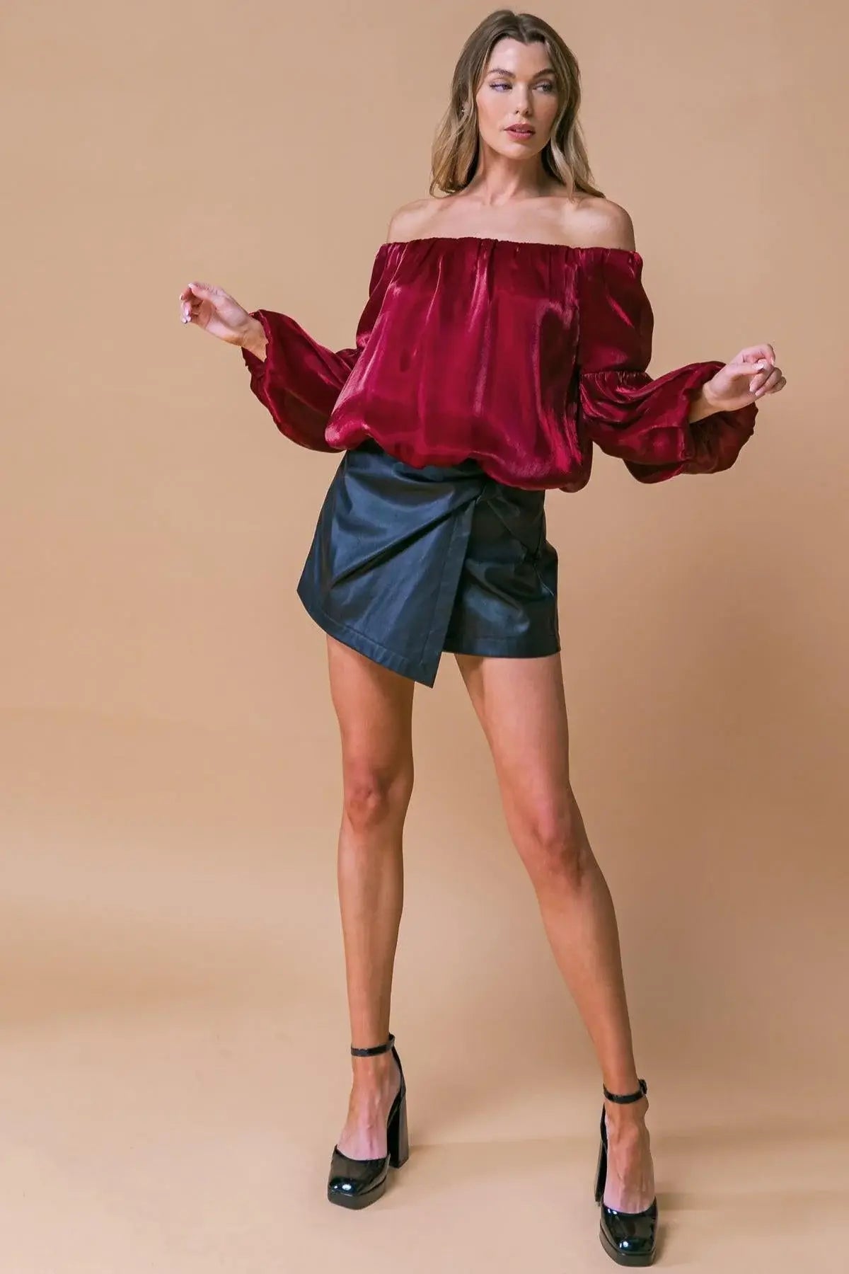SIMPLY FAVORED WOVEN TOP - Flying Tomato - Flyclothing LLC
